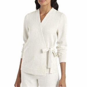 NWT BREA CANYON Jordyn Wrap Sweater Ivory M